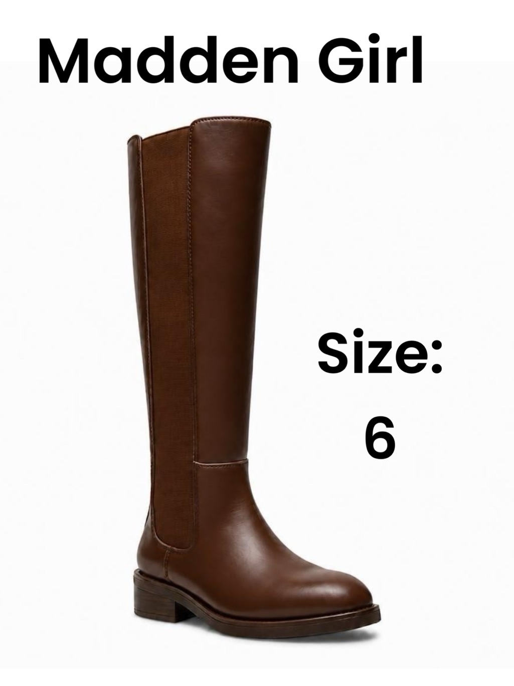 Madden Girl Julip Knee High Riding Boots
